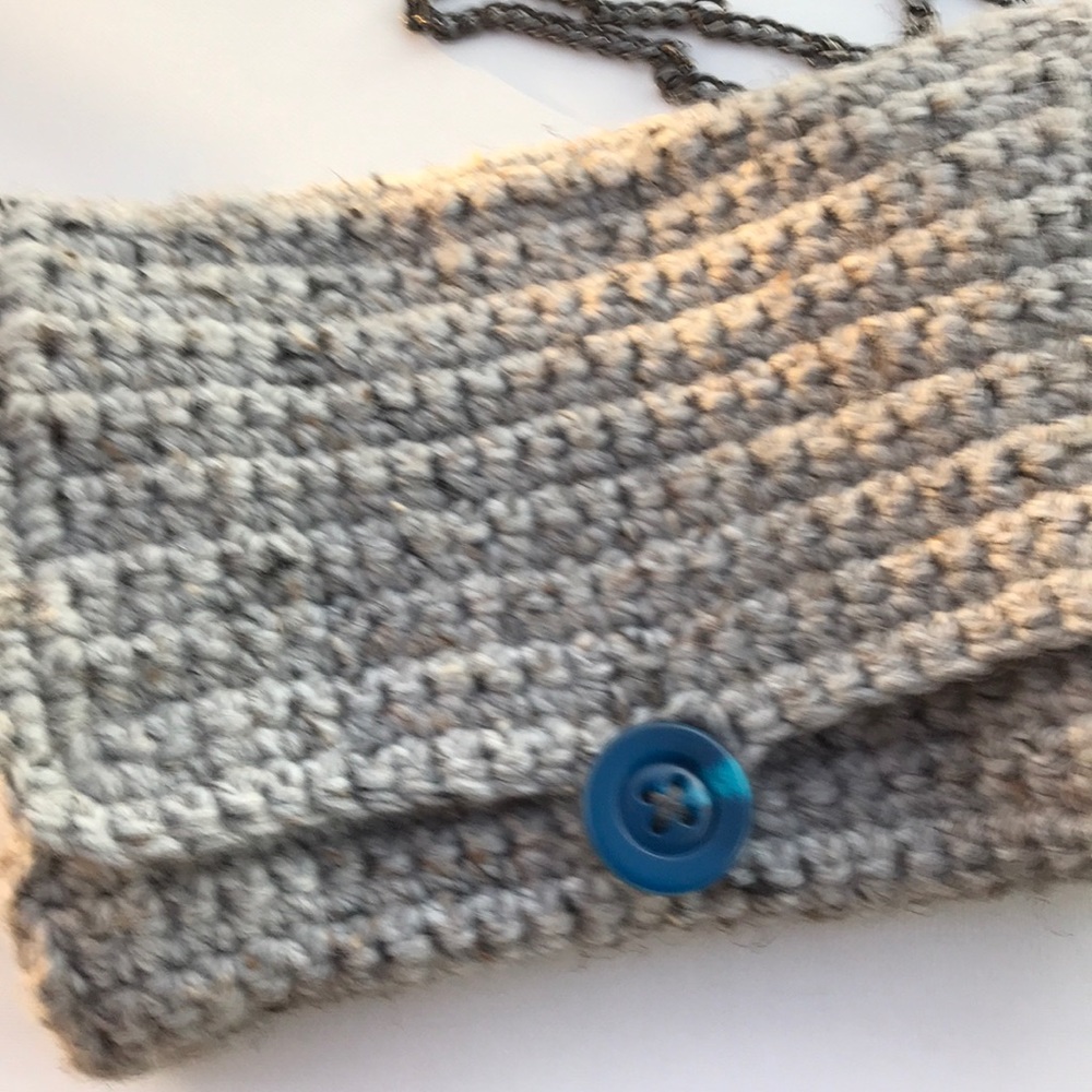 Grey purse